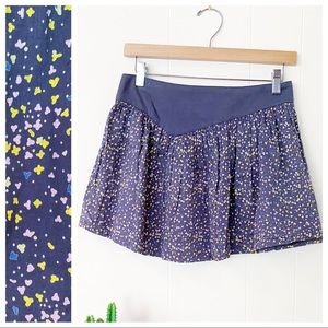 ❌SOLD❌Lux Y2K Asymmetrical Floral Mini Skirt